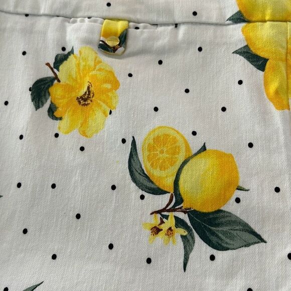 Lemon Print Pull On Shorts 12 - Picture 5 of 5